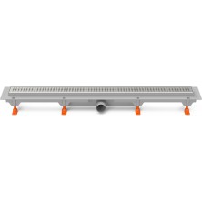 Podlahový linear. žlab 950 mm,boční D40,basic lesk CH 950 B