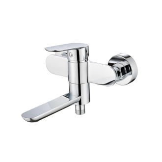 Mereo Viana vanová baterie nástěnná 150 mm se sklopným ramínkem, CBE90203