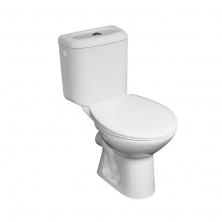 Mereo WC Kombi, zadní odpad, dvojité splachování, včetně sedátka VSD90 (H8602760007871)
