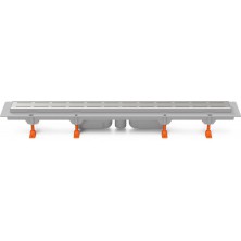 Podlahový linear. žlab 950 mm,spodní D40,line lesk CH 950/S40 L
