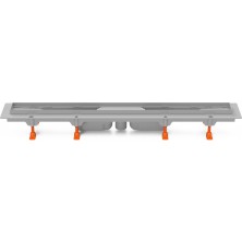 Podlahový linear. žlab 650 mm,spodní D40, bez mřížky CH 650/S40