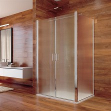 Mereo Lima sprchový kout, 120x120x190 cm, lítací dveře a pevný díl sklo Point CK86552K