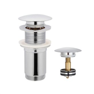 Mereo Výpusť se sítkem CLIC-CLAC o 5/4" celokovová chromovaná bez přepadu CH04VS