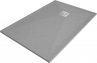 Mexen STONE+ sprchová vanička, obdélníková 70x140x2,5 cm, šedo-beton 44617014