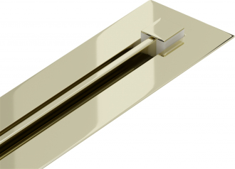 Mexen FLAT 360 SUPER SLIM 150 cm - Lineární odtokový žlab, zlatá 1551150