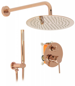 Rea Podomítkový sprchový set Lungo Rose Gold REA-P4111