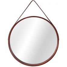 REA Zrcadlo na pásku 50cm, dřevěné HOM-06325