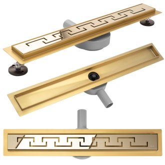 REA Greek Pro odtokový žlab 70- zlatá REA-G8028