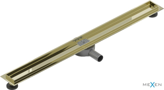 Mexen Flat 360 otočné tělo pro lineární odtok 90 cm, zlatá - 1540090
