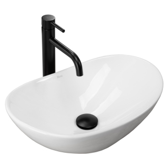 Rea Royal Mini White umyvadlo na desku  REA-U6507