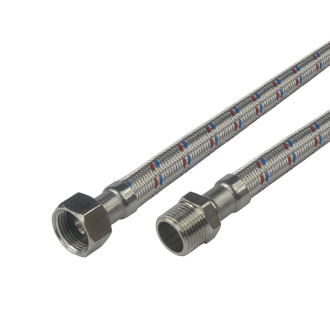 Mereo "Připojovací hadice 8x12,MxF,3/8""x 3/8"",50cm,nerez opletení CR364C"