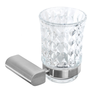 Koupelnový hrnek Brushed Nickel 322224