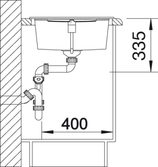 Blanco METRA XL 6 S dřez vestavný antracit granit 515 142