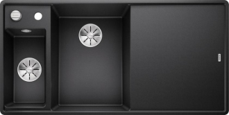 Blanco AXIA III 6S-F dřez do roviny černá granit 525 852