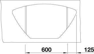 Blanco ZIA 9 E dřez vestavný aluminium granit 514 749