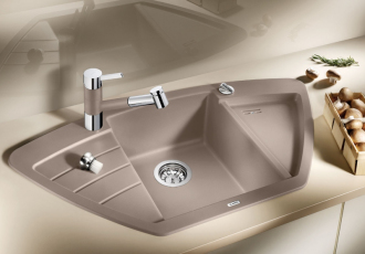 Blanco ZIA 9 E dřez vestavný bílá granit 514 750