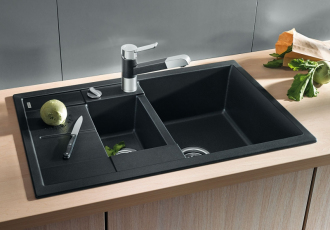 Blanco METRA 6 S Compact dřez vestavný kávová granit 515 044