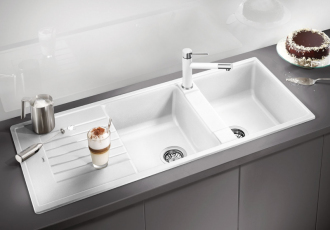 Blanco ZIA 8 S dřez vestavný bílá granit 515 597