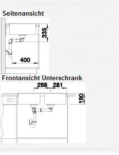 Blanco ZIA 9 dřez vestavný aluminium granit 516 677