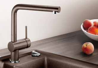 Blanco LINUS baterie aluminium granit 516 699