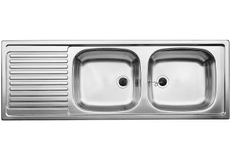 Blanco TOP EZS 12x4-2 dřez vestavný nerez přírodní lesk nerez 500 374