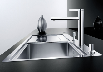 Blanco LINEE baterie chrom  517 594