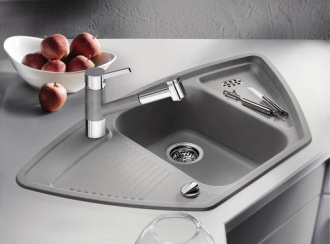 Blanco TIVO - S baterie kávová/chrom granit 517 618