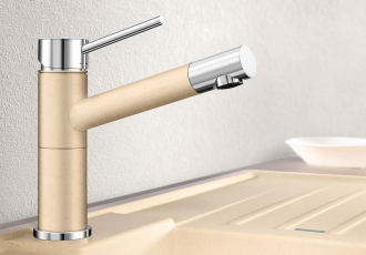Blanco ALTA Compact baterie tartufo/chrom granit 517 633