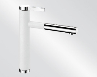 Blanco LINEE - S baterie bílá/chrom granit 518 441