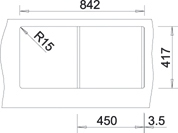 Blanco FLEX C Nerez přírodní lesk oboustranné provedení (511670+213567+213664)náhrada