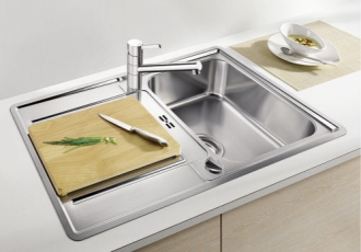 Blanco TIVO baterie chrom granit 518 414