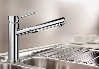 Blanco ALTA - S Compact Vario baterie chrom  518 407
