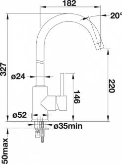 Blanco MIDA 519422 Baterie tartufo