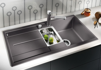 Blanco METRA 6 S dřez vestavný šedá skála granit 518 877