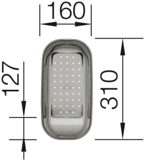 Miska transp.šedá NOVA,JOTA,MULTI,TIPO 310x160x127