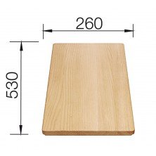 Blanco univerzální krájecí deska dřevěná pro dřezy se šířkou 500 mm bukové dřevo 218 313