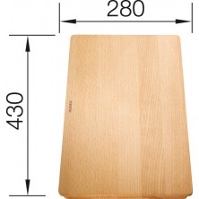Blanco krájecí deska pro keramické dřezy SUBLINE příslušenství dřevo bukové dřevo 514 544
