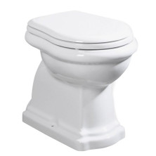 RETRO WC mísa stojící, 38,5x59cm, zadní odpad, bílá 101101