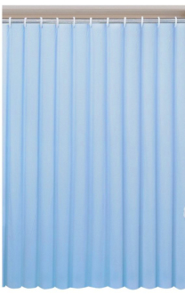 Sprchový závěs 180x180cm, vinyl, modrá 0201003 M