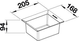 Blanco SELECT univerzální box 1,5 l pro koše SELECT příslušenství plast  plast  229 342