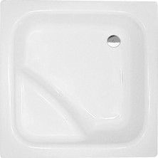 VISLA hluboká sprchová vanička, čtverec 80x80x29cm, bílá 50111