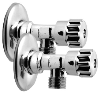 MULTITURN rohový ventil 1/2"x3/8", pár, chrom 5316