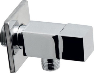 Rohový ventil 1/2"x3/8", hranatý, chrom 5318