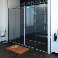 DRAGON sprchové dveře 1800mm, čiré sklo GD4810
