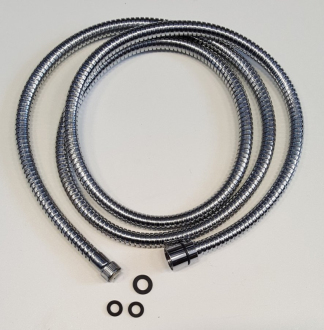 Sprchová hadice k bateriím na okraj vany, F1/2“ – F3/8", 200cm, chrom NDFL108CR