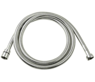 LUX kovová sprchová hadice, roztažitelná 200-225cm, chrom FSACC548