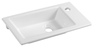 ZUNO 50 keramické umývátko nábytkové 50x25cm, bílá 9050
