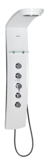 LUK termostatický sprchový panel 250x1300mm, bílá 80312