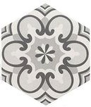HEXATILE dlažba Harmony B&W 17,5x20 (EQ-10D) (0,714m2) 21357