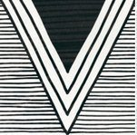 CAPRICE DECO dlažba Patchwork B&W 20X20 (EQ-5) (1m2) 22105